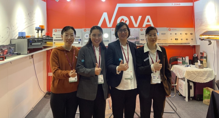 ຜູ້ຜະລິດໄຟເຕືອນ NOVA ໃນ Automechanika Shanghai
